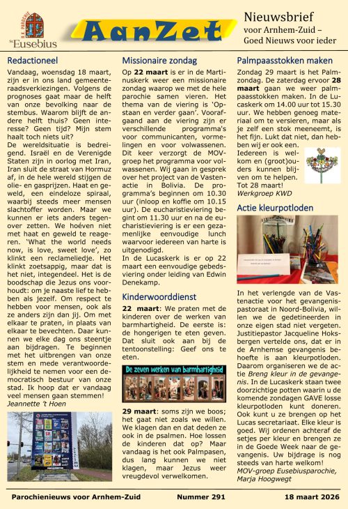 Pagina's van AanZet 291 v1.0