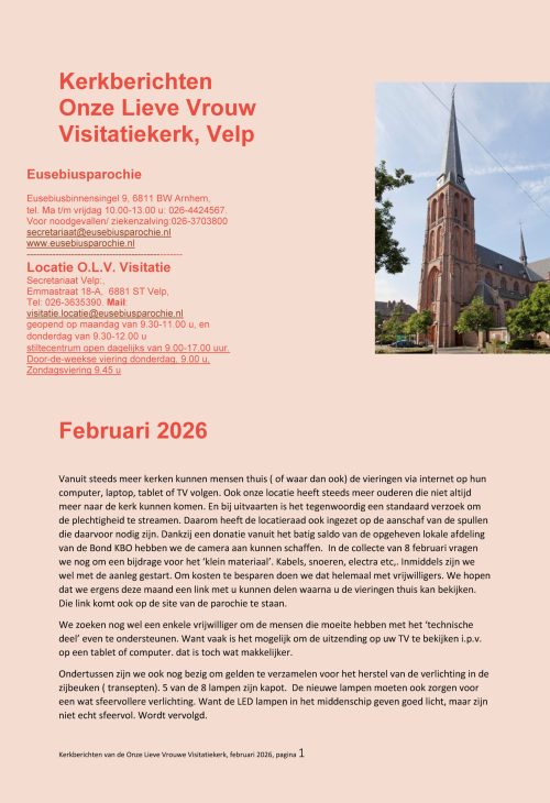 Pagina's van kerkberichten feb 26